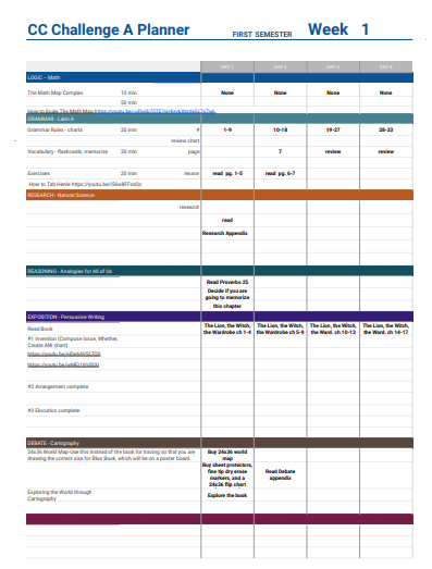 The Best Challenge A Year Daily Lesson Plans w/Resources