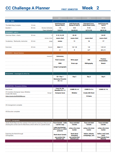 The Best Challenge A Year Daily Lesson Plans w/Resources